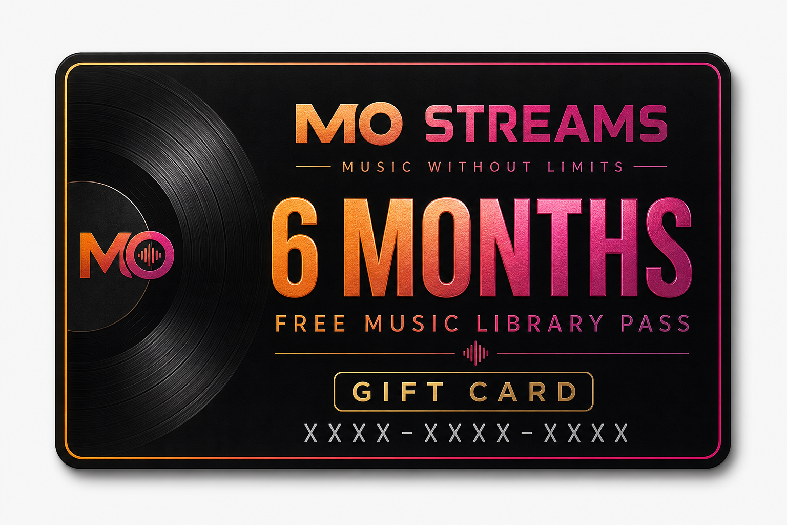 MO STREAMS 6 Months Pass digital gift card