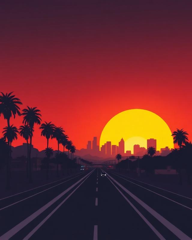 Grand Theft Auto genre key art