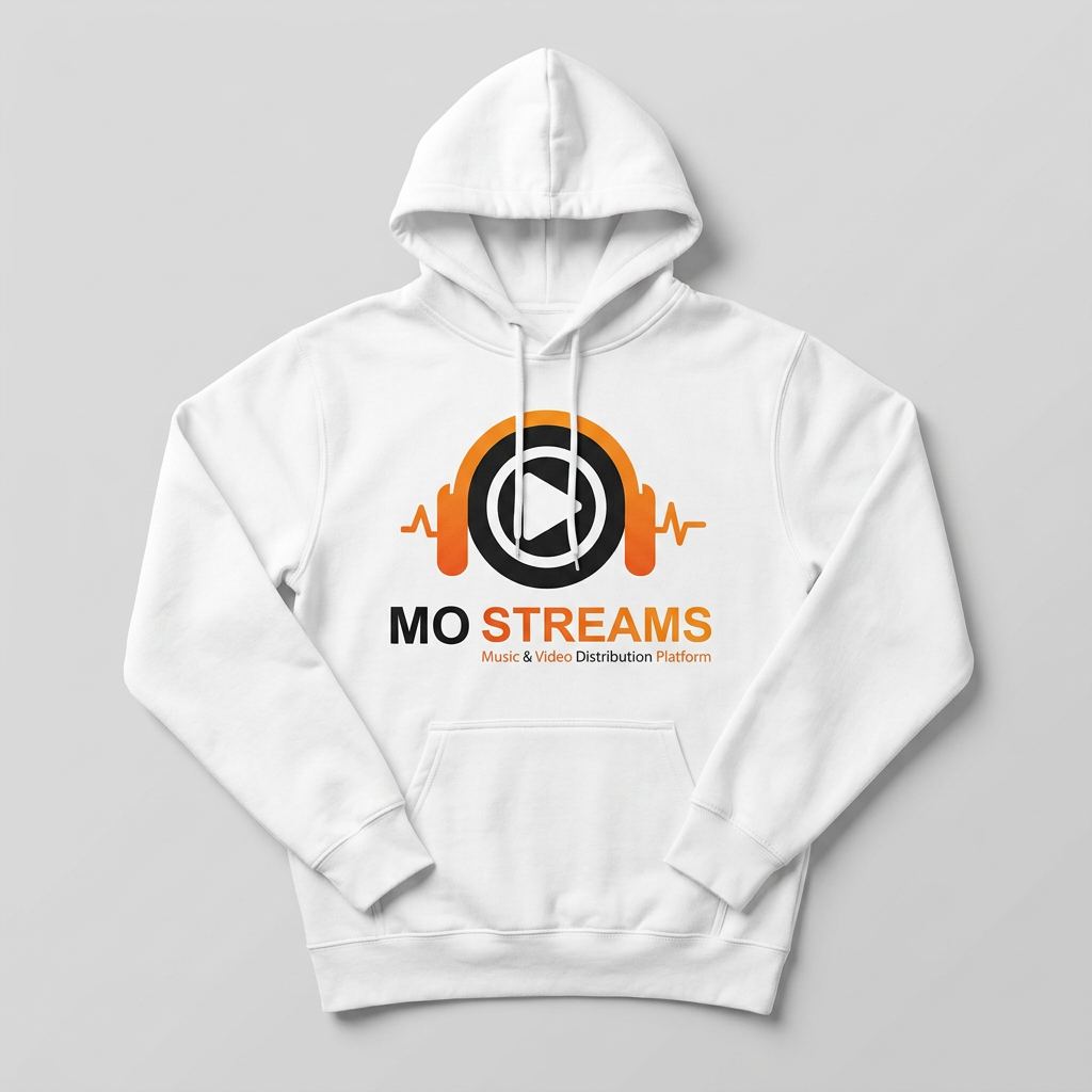 MO STREAMS Hoodie — White